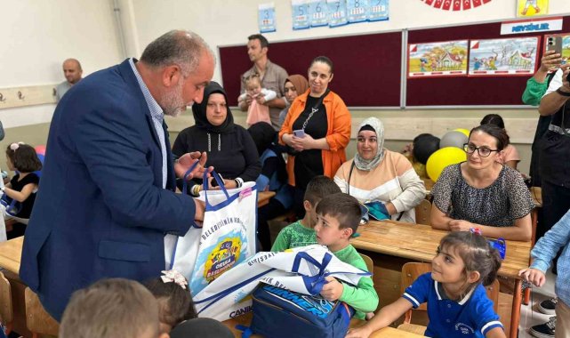2 bin çocuğa kırtasiye seti ve okul çantası desteği