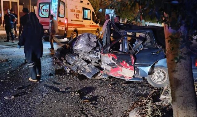2 otomobil kafa kafaya çarpıştı: 1 ölü, 1 yaralı
