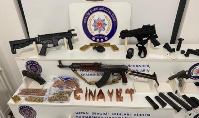 3 yıl sonra yakalanan cinayet şüphelisinin evinden cephanelik çıktı