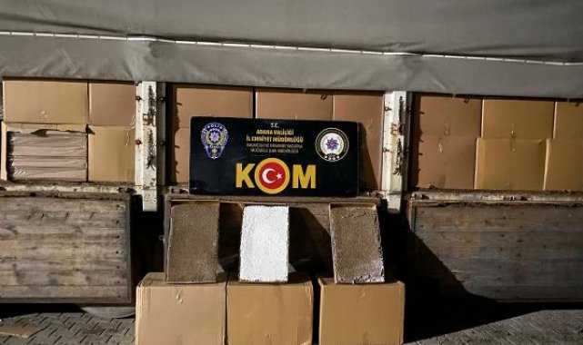 Adana'da kaçak doldurulmuş 8 milyon 235 bin adet sigara ele geçirildi
