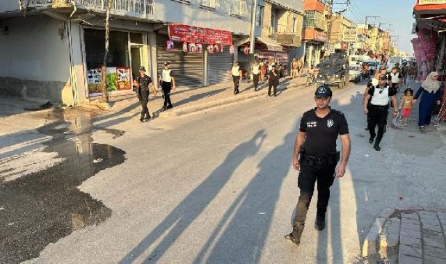 Adana'da peş peşe cinayetlerin işlendiği caddede helikopter destekli asayiş uygulaması