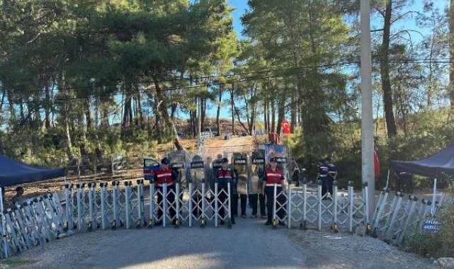 Akbelen'de konteyner ve çadırlar kaldırıldı