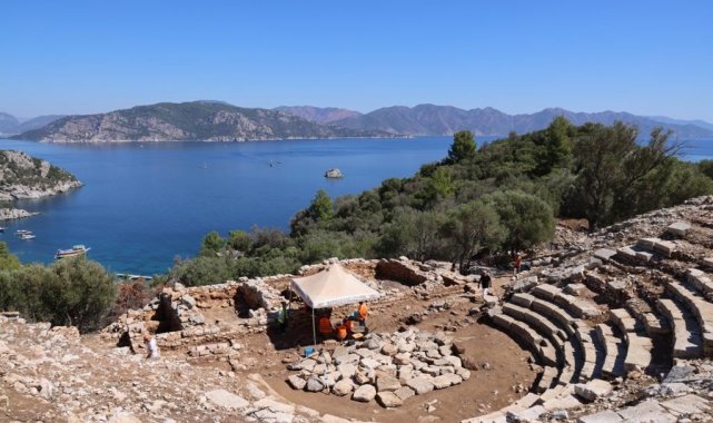 Amos antik kentinde kazı çalışmaları devam ediyor