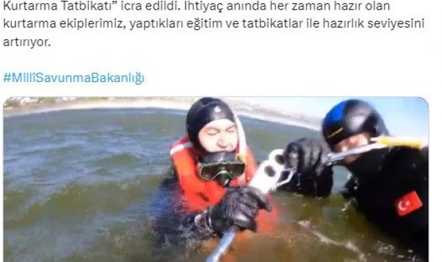 Ankara'da "Personel Kurtarma Tatbikatı" nefesleri kesti