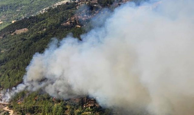 Antalya'da orman yangını