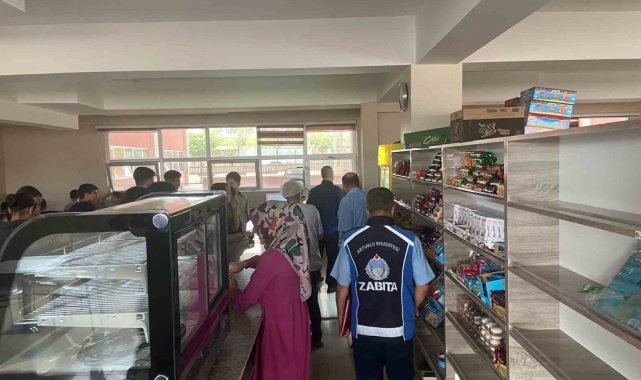 Artuklu zabıta ekipleri kantin denetiminde