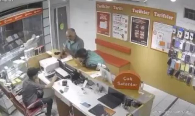 Ateş açılan iş yerinde ölümden saniyelerle kurtuldu