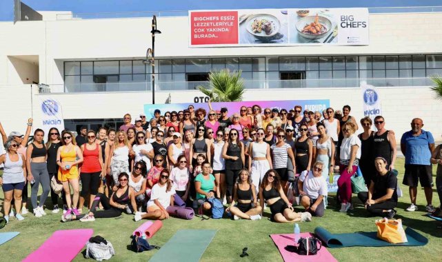 Avrupa Hareketlilik Haftası'nda Didim'de pilates etkinliği gerçekleştirildi