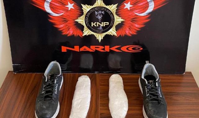 Ayakkabısından uyuşturucu çıkan İranlı tutuklandı