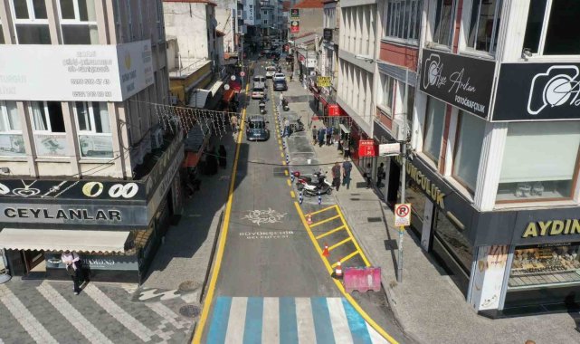 Aydın Büyükşehir Belediyesi Söke İstasyon Caddesi'ni yeniledi
