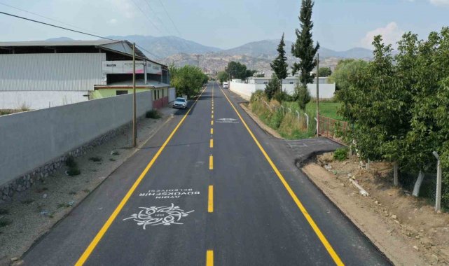 Aydın Büyükşehir'in yol çalışması vatandaşları memnun etti