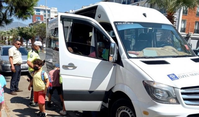Aydın'da ilk haftada 924 okul servisi denetlendi