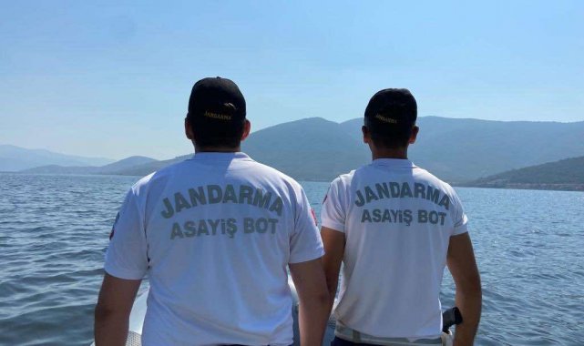 Bafa Gölü Tabiat Parkı'nda jandarma ekipleri teyakkuzda