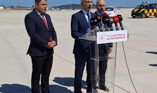 Bakan Uraloğlu Sabiha Gökçen Havalimanı'nda incelemelerde bulundu