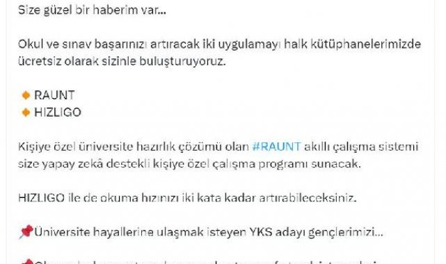 Bakanlıktan öğrenciler için iki ücretsiz uygulama