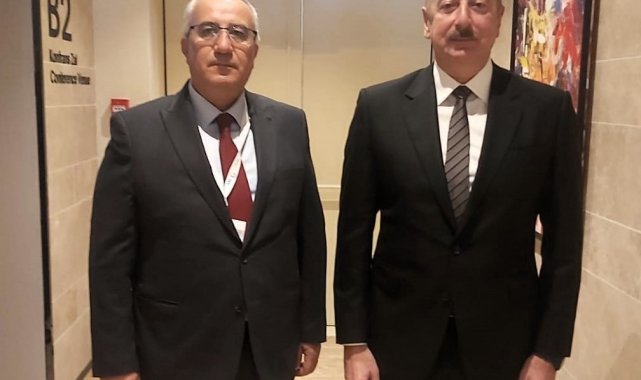 Başkan Arslan, Azerbaycan Cumhurbaşkanı Aliyev ile bir araya geldi