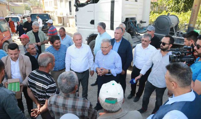 Başkan Büyükkılıç'tan Sarıoğlan ve Akkışla çıkarması