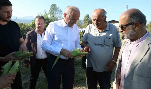 Başkan Özlü "Gelecek yıl 30 dönüm alanda çeltik yetiştireceğiz"