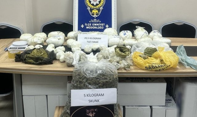 Bingöl'de 25 kilo uyuşturucu ele geçirildi