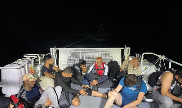 Bodrum'da 44 kaçak göçmen kurtarıldı