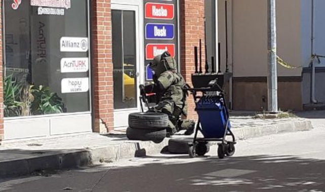 Bomba sanıldı, konfeti patlatma düzeneği çıktı