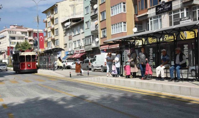 Boztram Bozüyük'te ana caddeyi süslüyor
