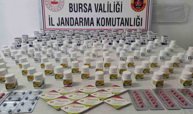 Bursa'da cinsel gücü arttırıcı ilaç operasyonu