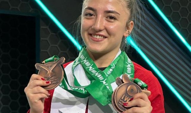 Cansu Bektaş, dünya 3'üncüsü oldu