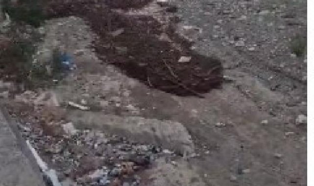 Çorum'da selin gelişi kamerada