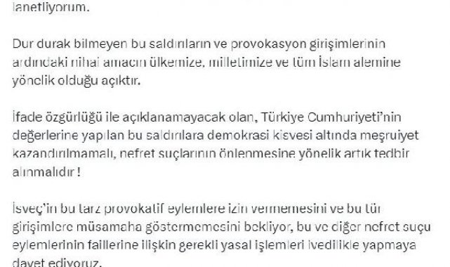 Cumhurbaşkanı Yardımcısı Yılmaz: Sayın Cumhurbaşkanımızı hedef alan saldırıyı lanetliyorum