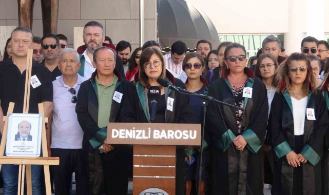 Denizli Barosu'ndan Bodrum'da öldürülen eski Baro Başkanı için açıklama