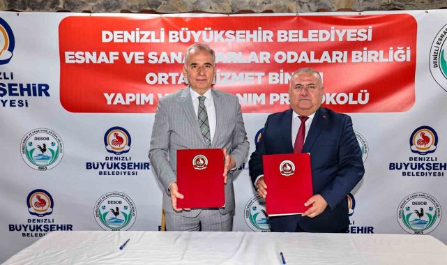 Denizli Büyükşehirden esnaf odalarına dev destek