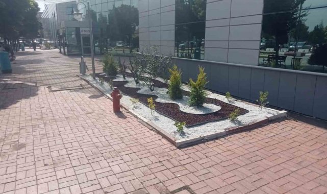 Devlet Hastanesi çevre düzenlemesi sonrası yeni çehresine kavuştu