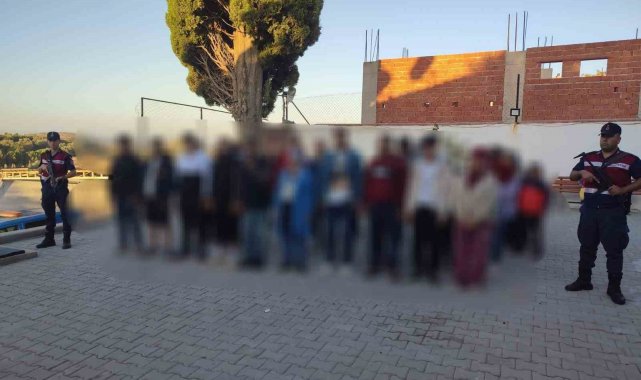 Didim'de 31 düzensiz göçmen yakalandı