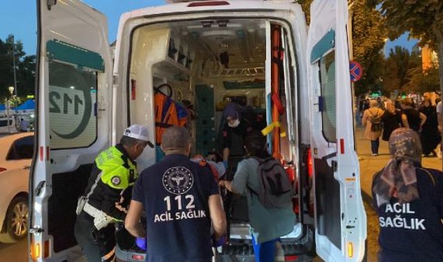 Dönercide asma kattan düşen çocuk yaralandı
