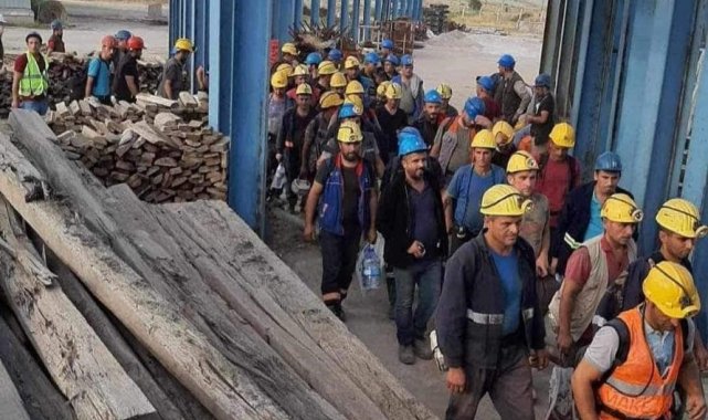 Doruk Madencilik işçileri kendilerini yeraltına kapattı