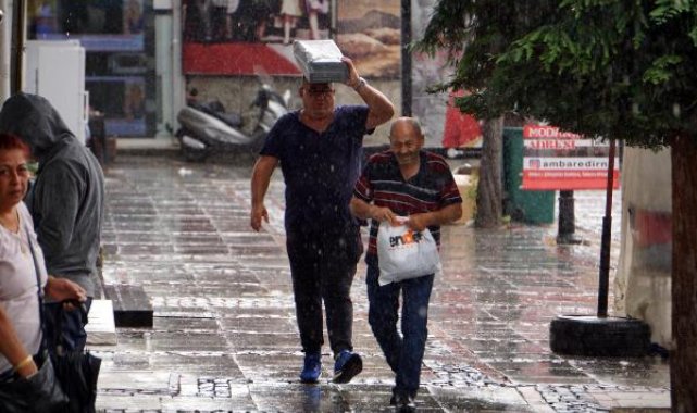 Edirne'de uyarı sonrası yağmur etkili oldu