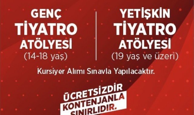 Efeler Belediyesi Şehir Tiyatrosu yeni dönem başvuruları başlıyor