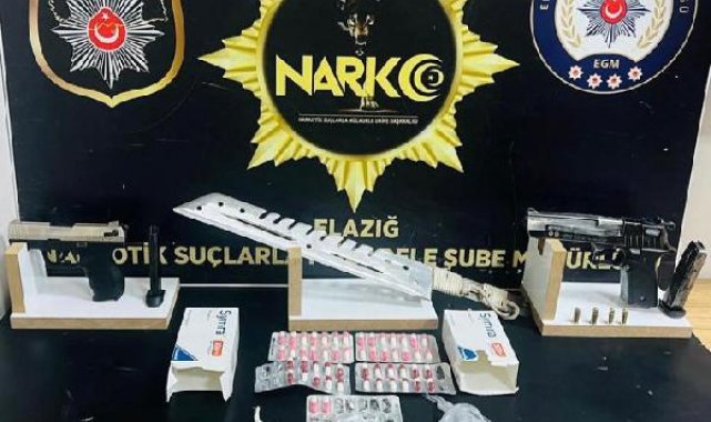 Elazığ'da uyuşturucu ticaretine 2 gözaltı