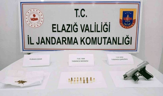 Elazığ'da uyuşturucuyla mücadele: 1 gözaltı