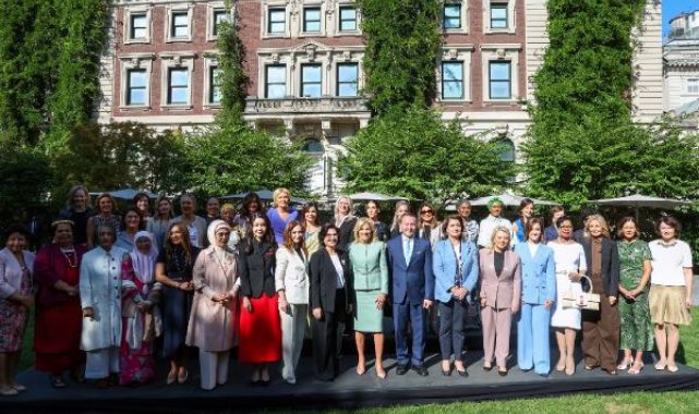 Emine Erdoğan, Jill Biden'ın ev sahipliğinde lider eşleri ile bir araya geldi