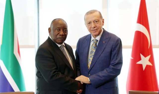 Erdoğan, Güney Afrika Cumhurbaşkanı Ramaphosa ile bir araya geldi