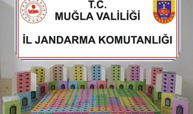Fethiye'de 356 adet kaçak elektronik sigara ele geçirildi