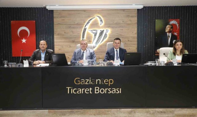 Gaziantep Ticaret Borsası eylül ayı meclis toplantısı yapıldı