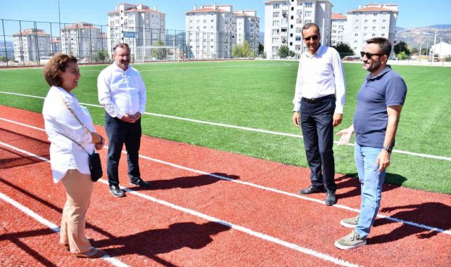 Gençlik ve Spor İl Müdürlüğü Emet'teki spor tesislerinde incelemelerde bulundu
