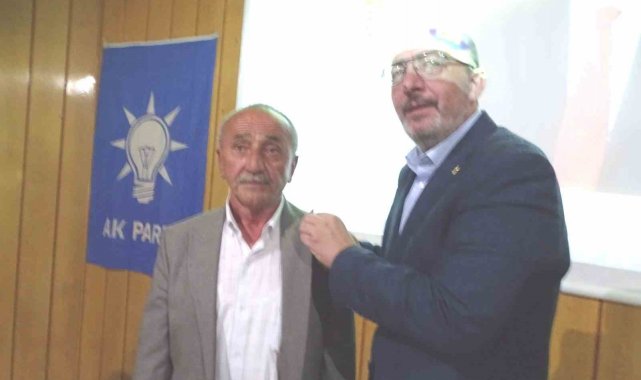 Hisarcık CHP İlçe Başkanı İsmail Kurt istifa ederek AK Parti'ye geçti