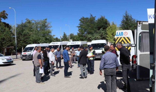 Hocalar'da öğrenci servis araçları denetlendi