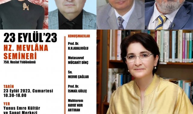Hz. Mevlâna yılına özel seminer düzenlenecek
