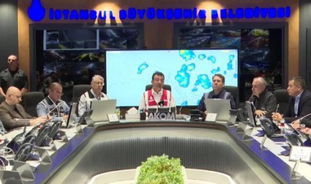İBB Başkanı İmamoğlu beklenen sağanak yağışla ilgili vatandaşları uyardı