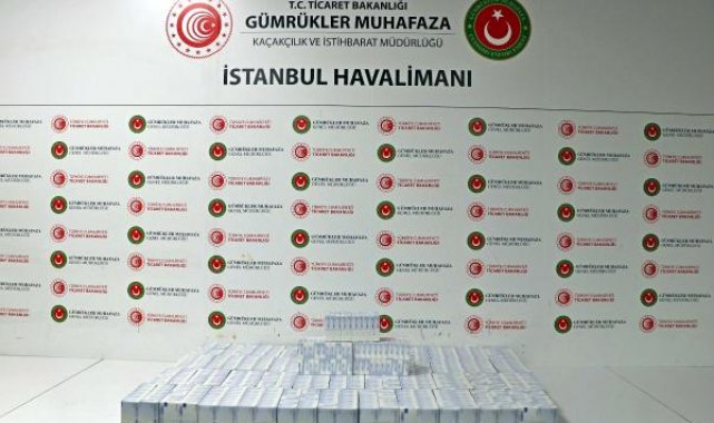 İstanbul Havalimanı'nda kaçak ilaç operasyonu